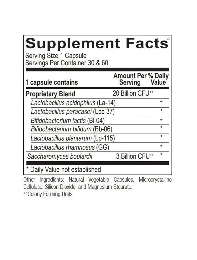 Ortho Molecular Product Ortho Biotic - 60 Capsules - Wholesale Rabbits