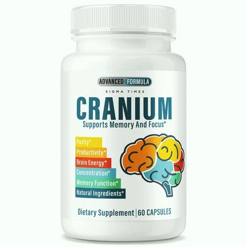 Cranium - Advanced Brain Health Support Formula to Stay Sharp 60ct