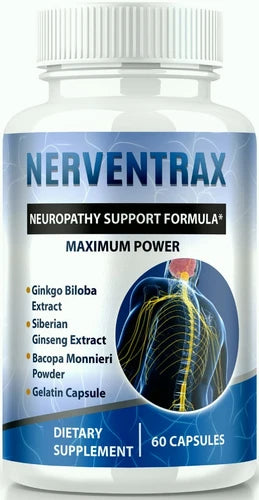 Nerventrax Neuropathy Support Formula for Nerve Health & Mobility 60ct