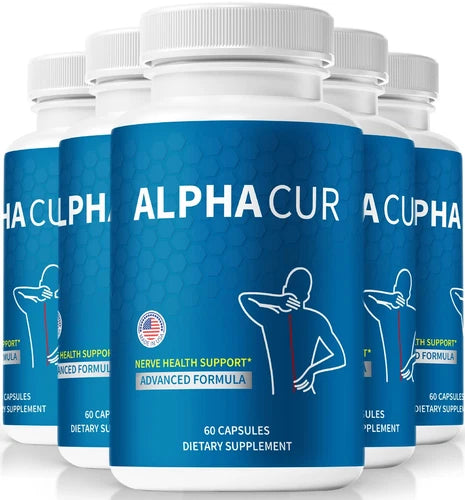 (5 Pack) AlphaCur - Advanced Nerve Health Support Formula