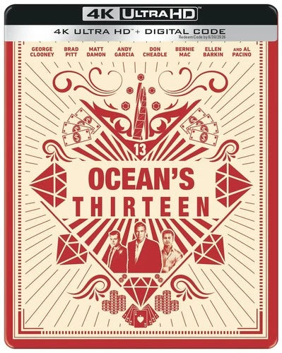 Ocean's Thirteen Limited Edition 4K Steelbook New (Ocean's 13)