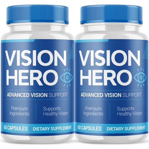 (2 Pack) Vision Hero, VisionHero Eye Supplement for Vision Health (120 Capsules)