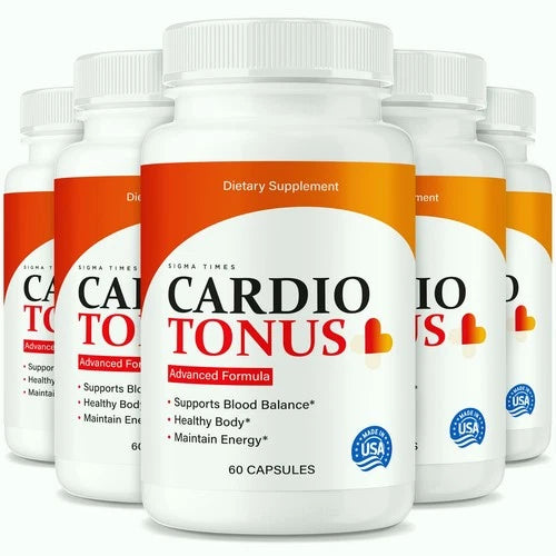 (5 Pack) Cardio Tonus, CardioTonus Heart Health Support Supplement
