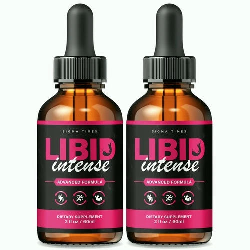 (2 Pack) Libid Intense Drops for Men - Liquid Support for Male Health