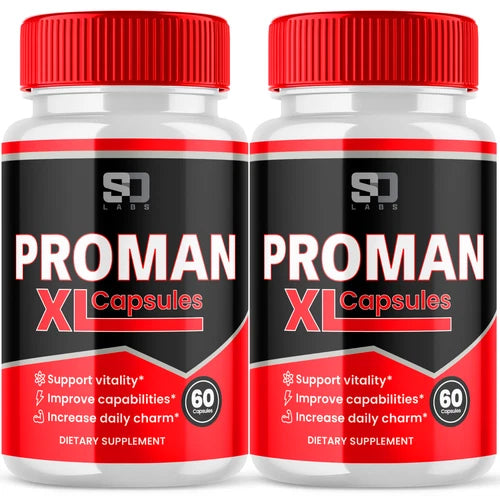 (2 Pack) ProMan XL Male Pills, Maximize Energy, Vitality & Stamina 120 Capsules
