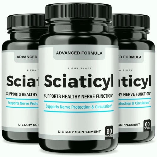 (3 Pack) Sciaticyl Capsules - Advanced Nerve Health Support Formula