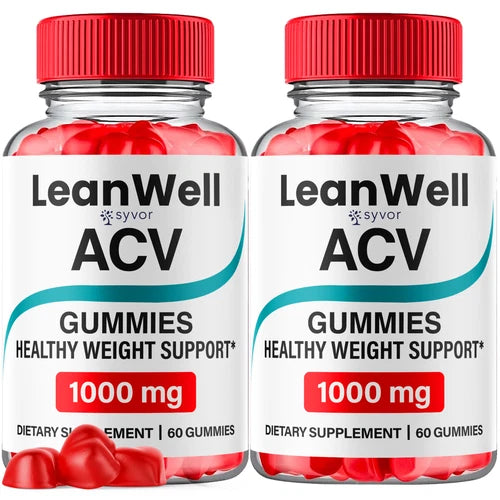 (2 Pack) LeanWell Keto ACV Gummies 1000MG LeanWell Formula Vitamin 120 Gummies