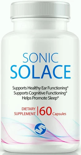 Sonic Solace Hearing Pills, Tinnitus Support, Ear Health Capsules 60ct