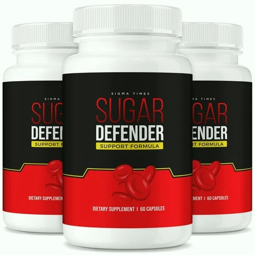 (3 Pack) Sugar Defender Pills to Support Healthy Blood Levels