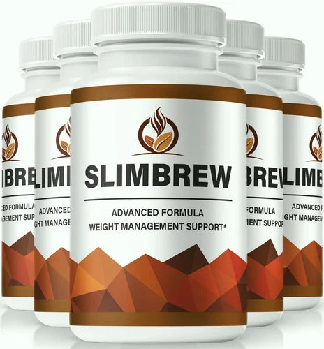 (5 Pack) SlimBrew Weight Loss Capsules, Slim Brew Pills to Burn Fat for Energy
