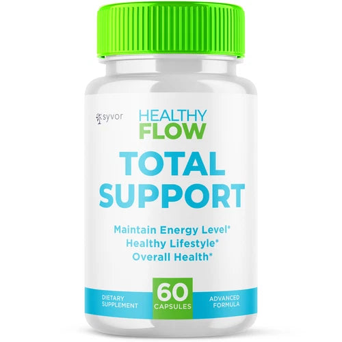 (1 Pack) Healthy Flow Total Support for Healthy Body & Overall Wellness 60 Pills