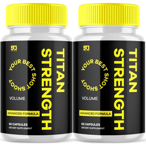 Titan Strength Capsule Advanced Formula Support Performance & Energy (2 Pack)