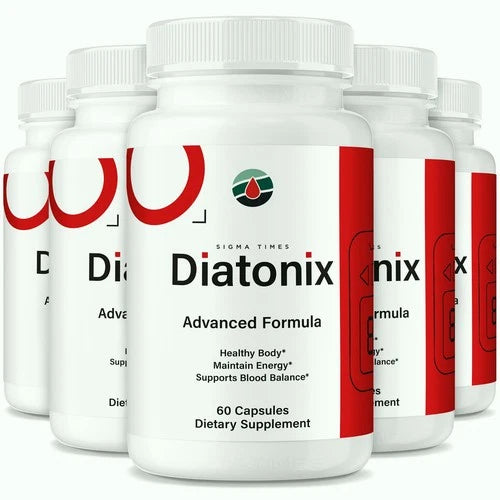 (5 Pack) Diatonix Capsules, Dia Tonix Advanced Blood Support Supplement