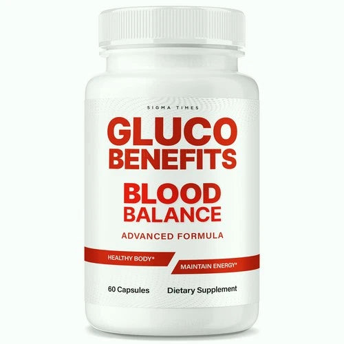 Gluco Benefits Capsules, Advanced Blood Support for Stable Levels (60ct)