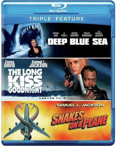 Deep Blue Sea / Long Kiss Goodnight, The / Snakes on a Plane Blu-ray