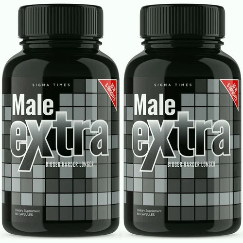 (2 Pack) Male Extra Virility Supplement, MaleExtra for Energy and Growth