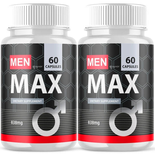 (2 Pack) Men Max Pills for Men Advanced Formula Vitamin Supplement 120 Capsules