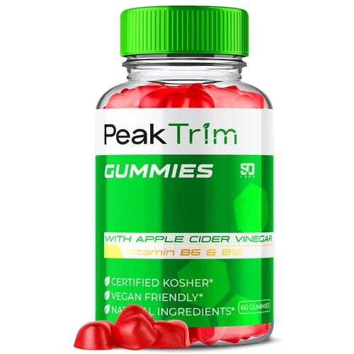 PeakTrim ACV Gummies - Boost Energy and Support Weight Management 60 Gummies