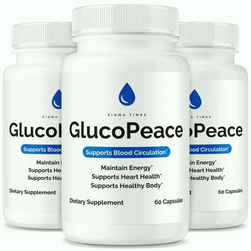 (3 Pack) Gluco Peace Capsules – GlucoPeace Blood Circulation Health Support