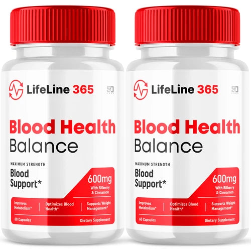 (2 Pack) Lifeline 365 Pills - Blood Sugar Health Support Formula - 120 Capsules