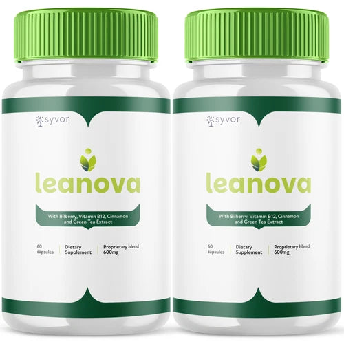 (2 Pack) Leanova Advanced Formula Natural Energy & Fitness Vitamin 120 Capsules