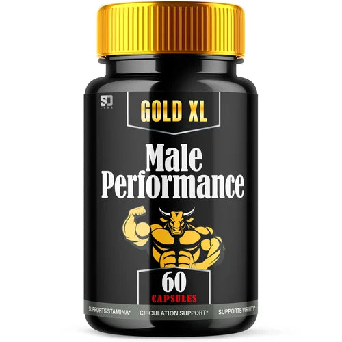 GoldXL Male Pills - GoldXL Enhances Energy, Vitality & Stamina - 60 Capsules