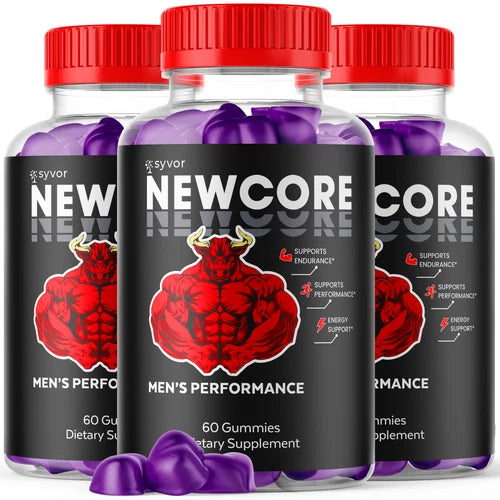 (3 Pack) Newcore for Men Advanced Formula NewCore Vitamin Supplement 180 Gummies