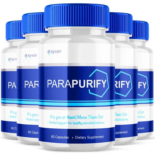 Parapurify Natural Cleanse Advanced Gut Support Vitamin Supplement 300 Capsules
