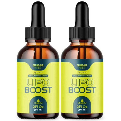 (2 Pack) Lipo Boost Drops Advanced Formula Health & Fitness Supplement 120 Servs