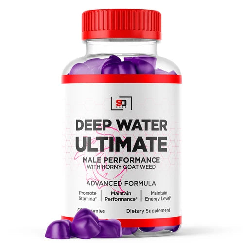 (1 Pack) Deep Water Ultimate Gummies For Men, Advanced Performance Supplement