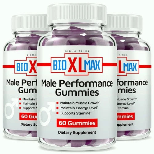 (3Pack) Bio XL Max Gummies for Men, BioXL Max Advanced Male Health Support