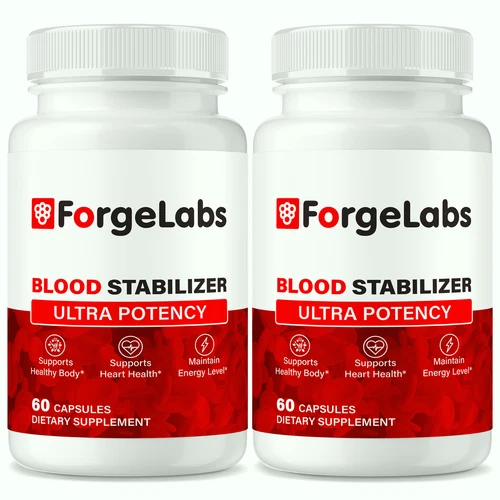 (2 Pack) ForgeLabs Blood Stabilizer, Forge Labs Advanced Blood Support