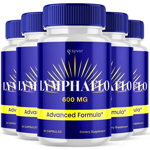 (5 Pack) Lymphaflo Pills Support Daily Balance and Overall Wellness 300 Capsules