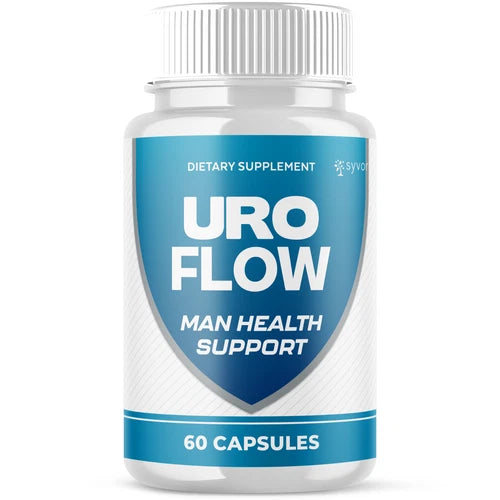 (1 Pack) Uro Flow for Men Prostate Health & Urinary Support Supplement 60 Caps