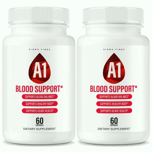 (2 Pack) A1 Blood Support Capsules, Advanced Formula for Balanced Levels
