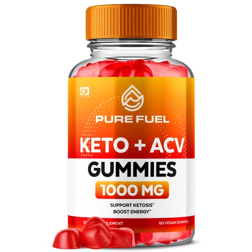 Pure Fuel Keto ACV, Purefuel Keto Gummies Advanced Weight Loss (60 Gummies)