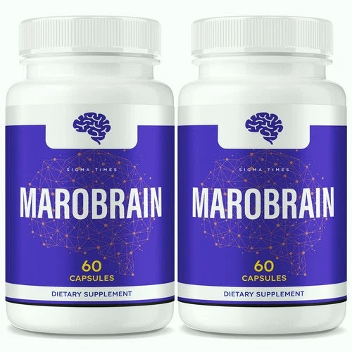 (2 Pack) Marobrain Capsules - Premium Maro Brain Memory Support Supplement