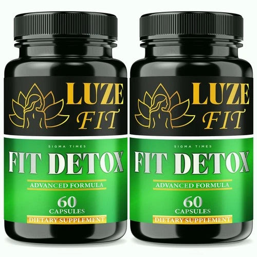 (2 Pack) Luze Fit Detox Pills, LuzeFit Fit Detox Formula for Natural Weight Loss