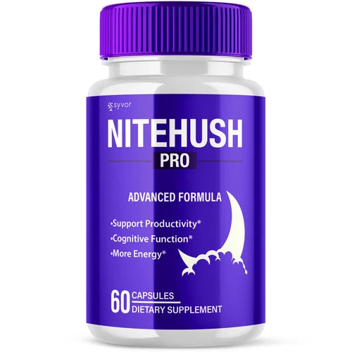 Nitehush Pro Nootropic Capsules Advanced Formula Brain Health Support 60 Caps
