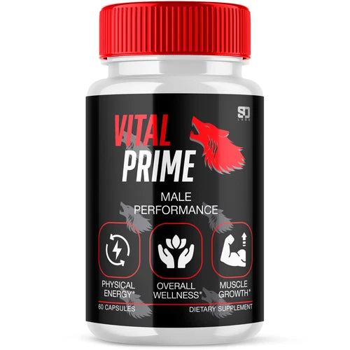 (1 Pack) Vital Prime Men Pills, Maximize Energy, Vitality & Stamina 60 Capsules