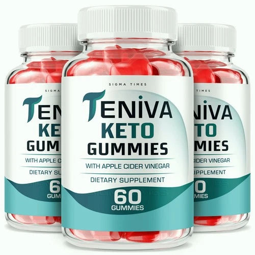 (3 Pack) Teniva Keto Gummies – Keto ACV Blend for Weight Loss & Energy Support