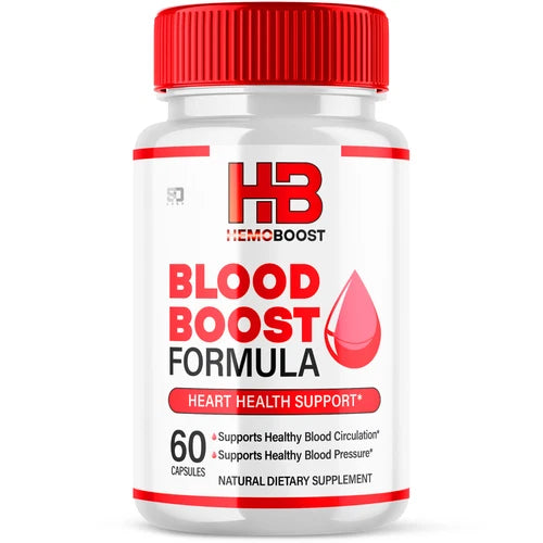 Hemo Boost Blood Boost Formula Supports Heart and Blood Health 60 Capsules
