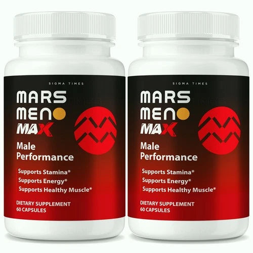 (2 Pack) Mars Men Max, Mars Mens Max Supplements for Men