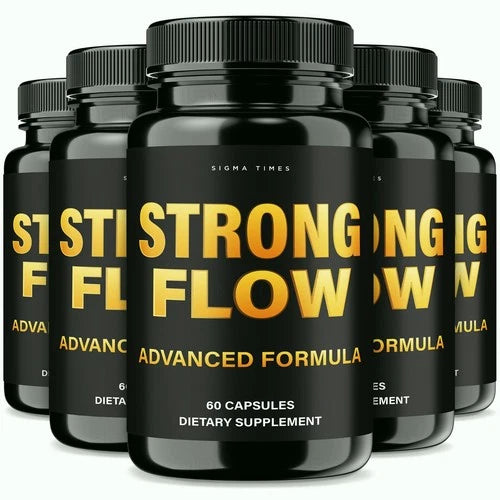 (5 Pack) Strong Flow - Strong Flow Prostate Pills for Men