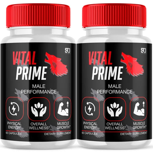 (2 Pack) Vital Prime Men Pills, Maximize Energy, Vitality & Stamina 120 Capsules
