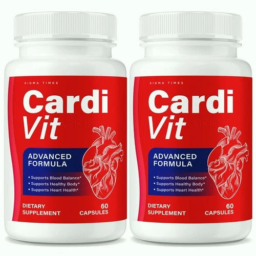 (2 Pack) Cardi Vit Capsules, Advanced Blood Health and Circulation Support