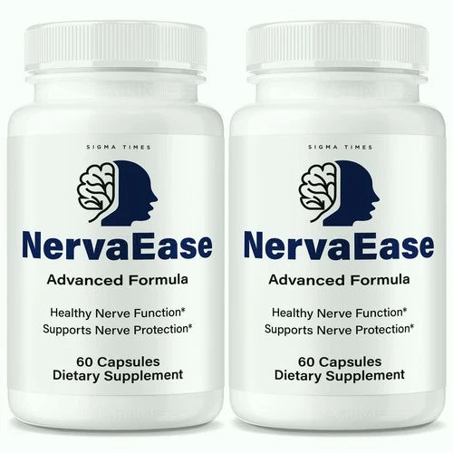 (2 Pack) NervaEase Capsules - Nerva Ease Nerve Health Support Formula