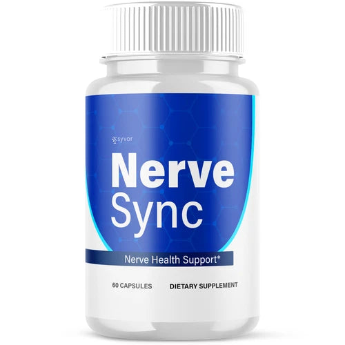(1 Pack) Nerve Sync Nootropic All Natural Super Brain Supplement 60 Capsules