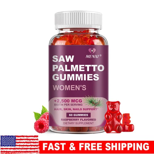 Extra Strength Saw Palmetto for Women DHT Blocker Thickening Hair Vitamins