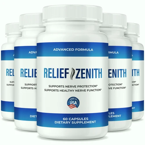 (5 Pack) Relief Zenith Capsules, ReliefZenith Advanced Formula for Nerve Health